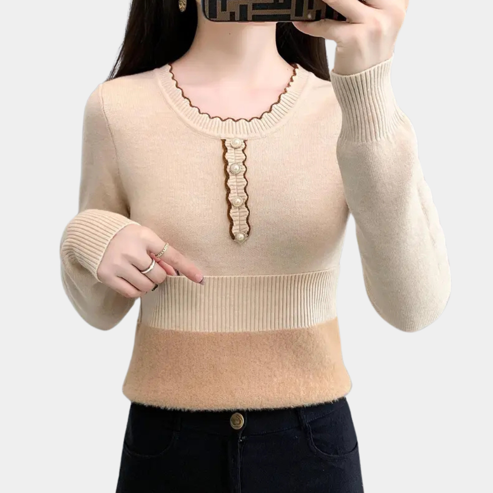 Elegant and classic women's jumper - Arabesque Style