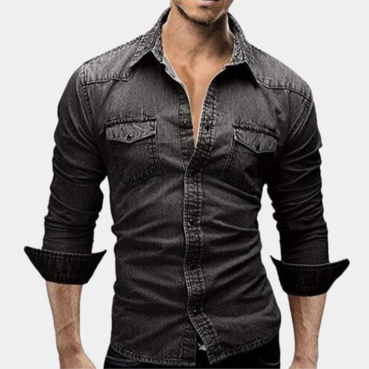 Percy - A sophisticated long shirt that enhances elegance and style