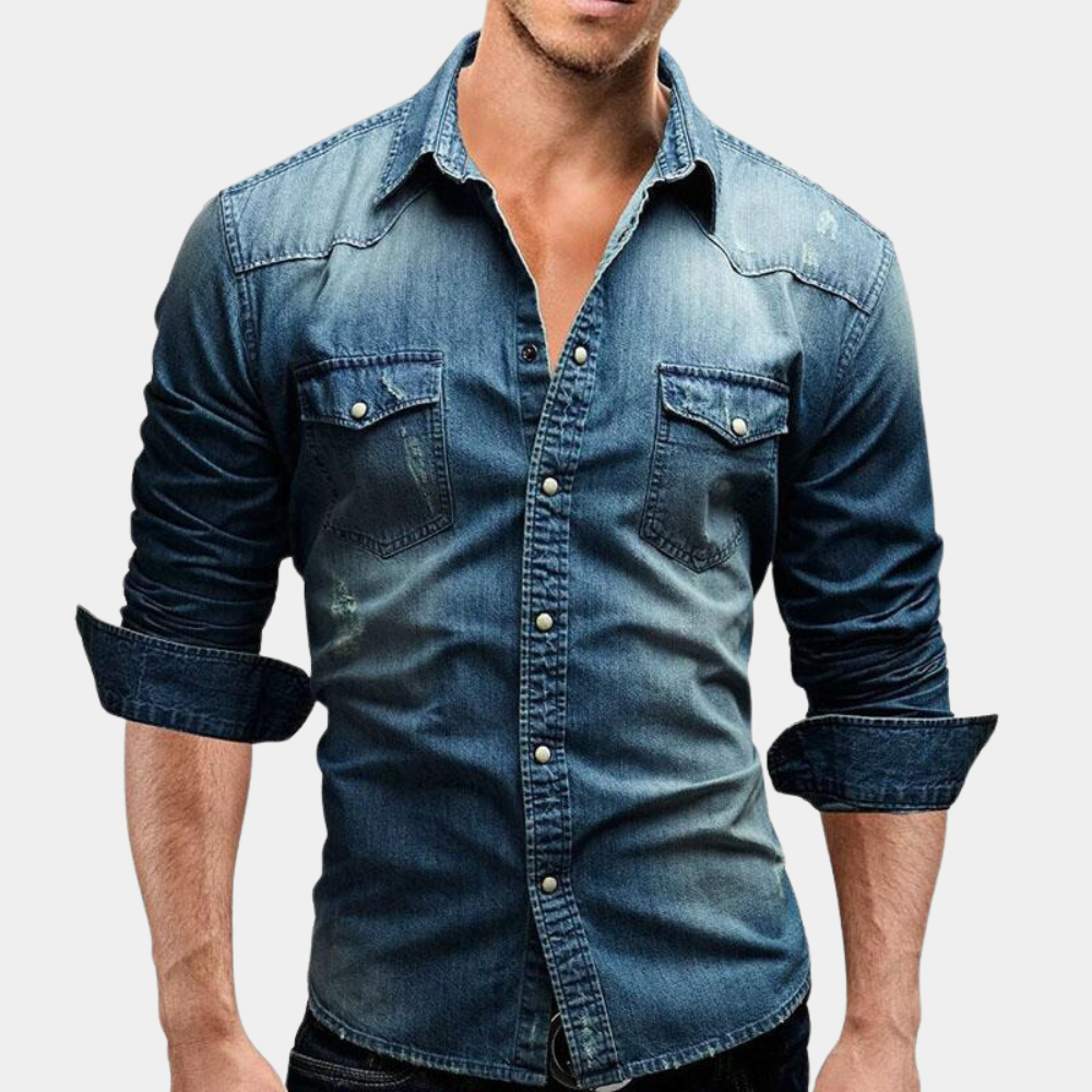 Percy - A sophisticated long shirt that enhances elegance and style