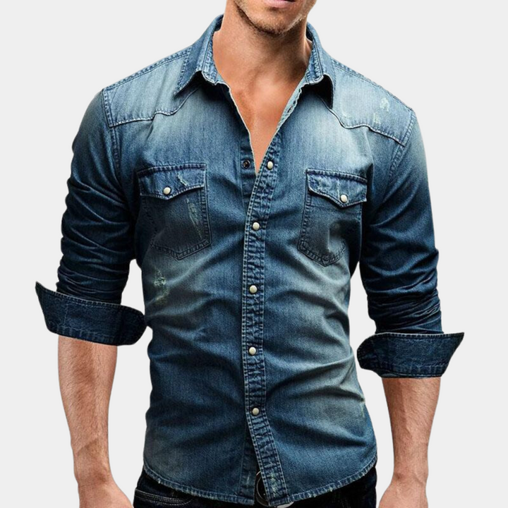 Percy - A sophisticated long shirt that enhances elegance and style