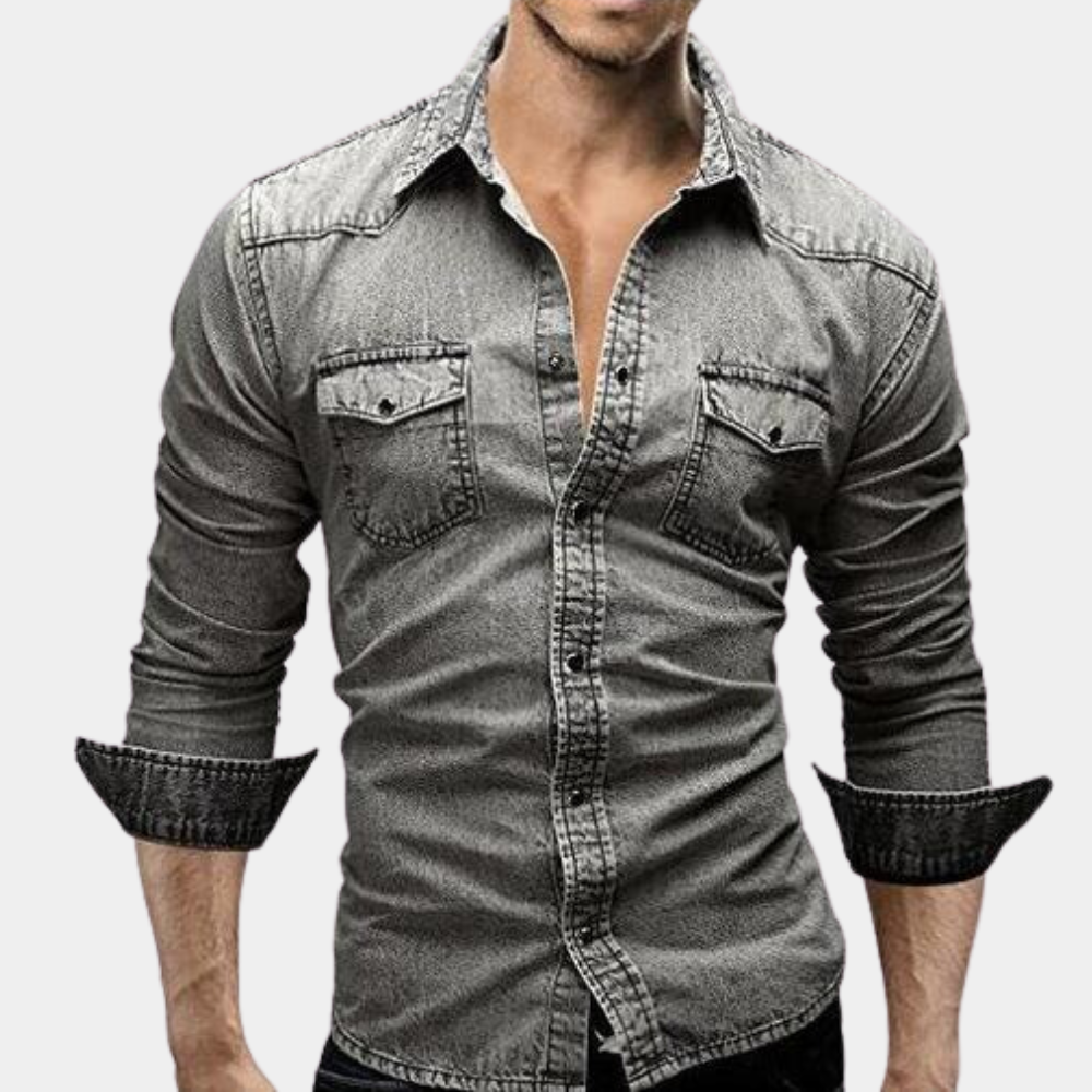 Percy - A sophisticated long shirt that enhances elegance and style