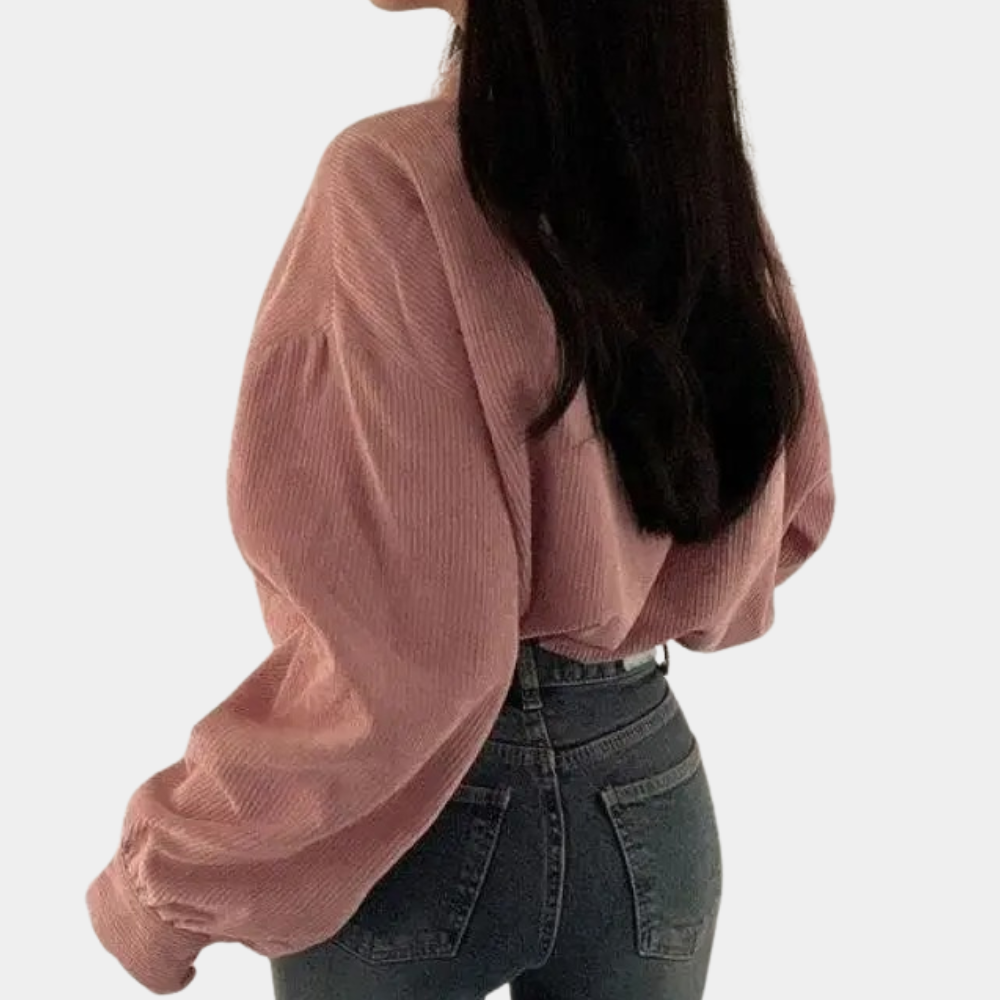 Elegant women's Cleena coat in corduroy - the perfect combination of style and comfort
