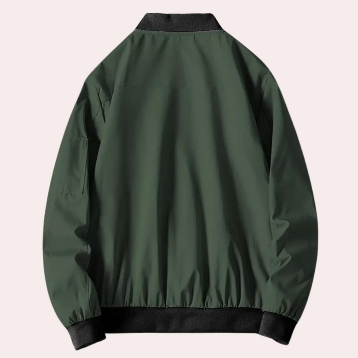 Stylish men's bomber jacket - Artiom, ideal for elegant styling