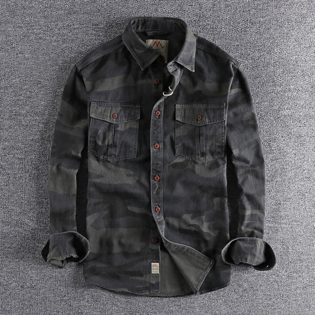 Stylish men's shirts in camouflage - AUBERT