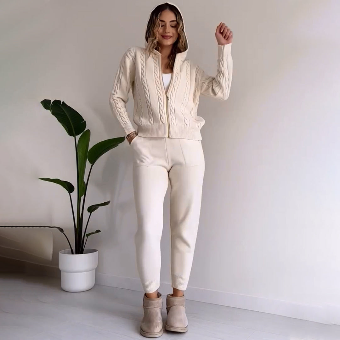 Stylish and elegant set: fashionable jacket and trousers MANAHIL