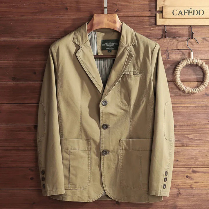 Elegant vintage-style jacket with jacquard pattern for the modern man - Harry