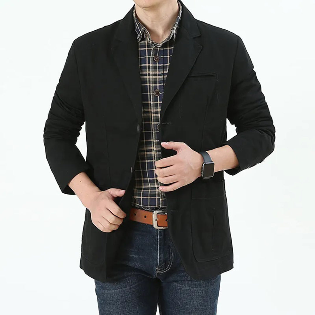 Elegant vintage-style jacket with jacquard pattern for the modern man - Harry