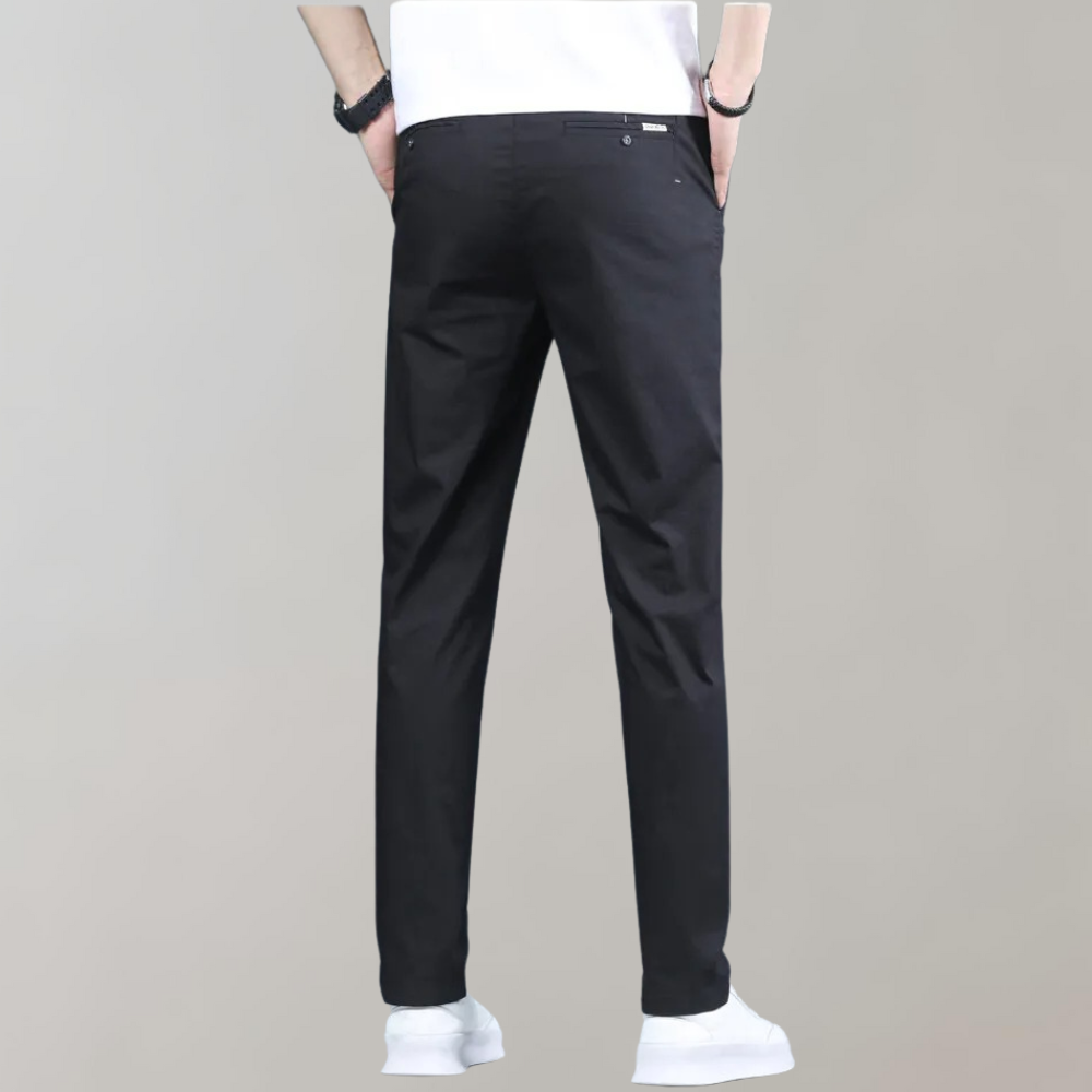 Villum - Chino trousers with elasticated waistband for maximum comfort and freedom of movement
