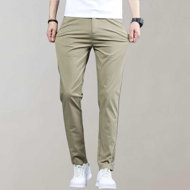 Villum - Chino trousers with elasticated waistband for maximum comfort and freedom of movement
