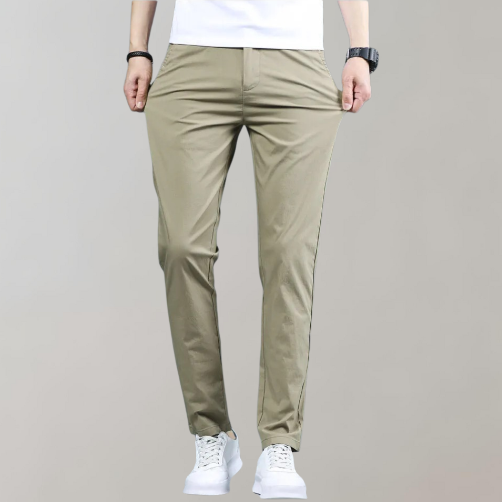 Villum - Chino trousers with elasticated waistband for maximum comfort and freedom of movement