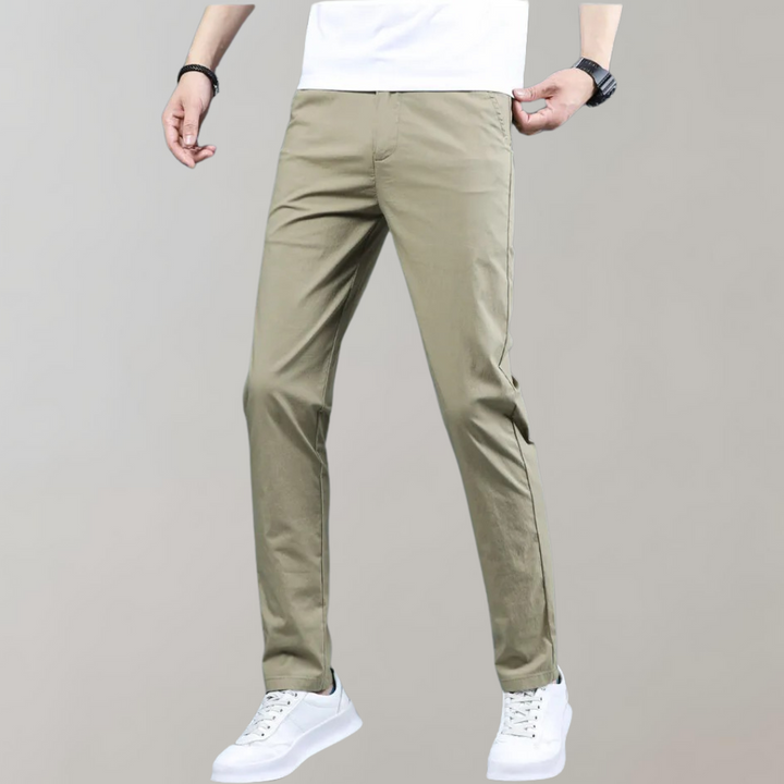 Villum - Chino trousers with elasticated waistband for maximum comfort and freedom of movement
