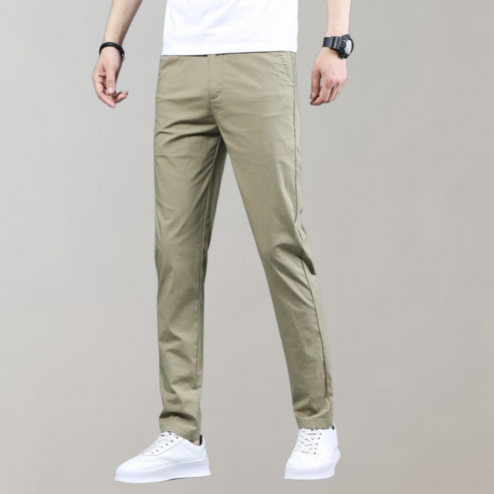 Villum - Chino trousers with elasticated waistband for maximum comfort and freedom of movement