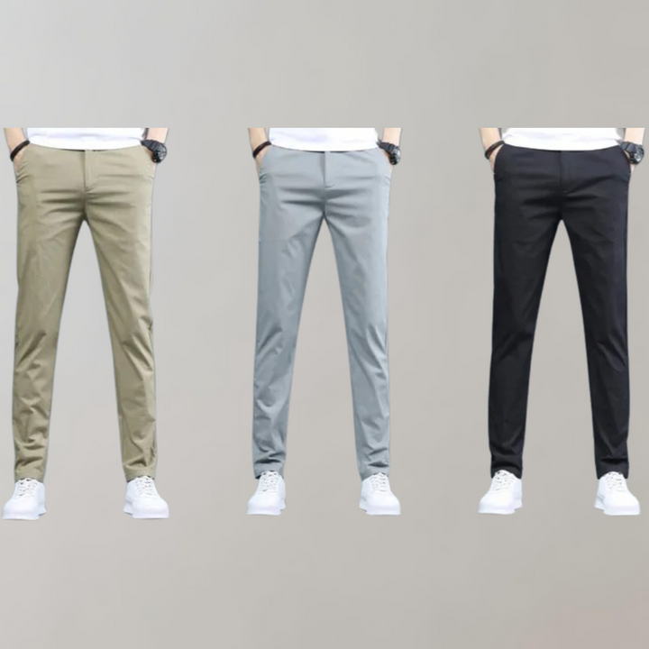 Villum - Chino trousers with elasticated waistband for maximum comfort and freedom of movement