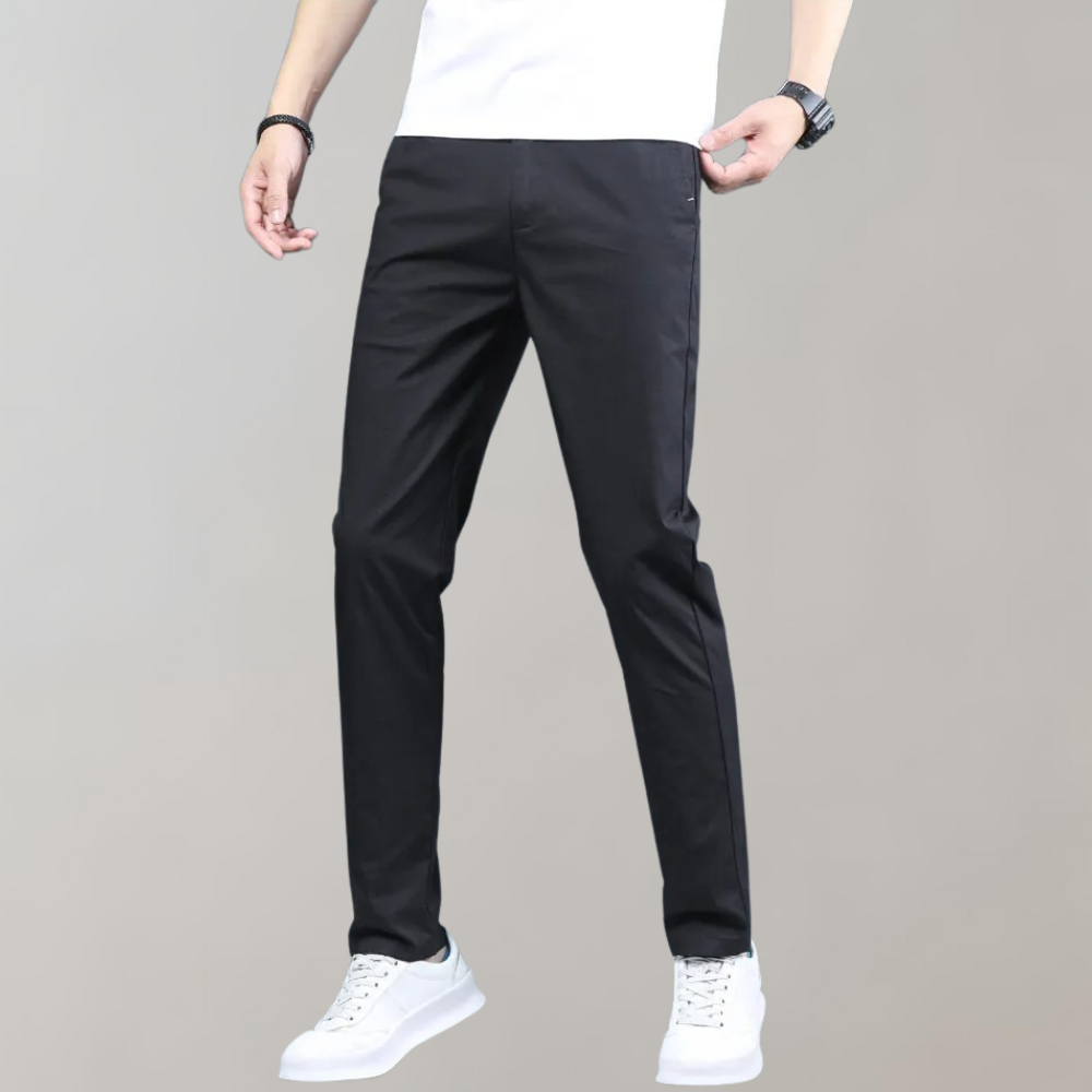 Villum - Chino trousers with elasticated waistband for maximum comfort and freedom of movement