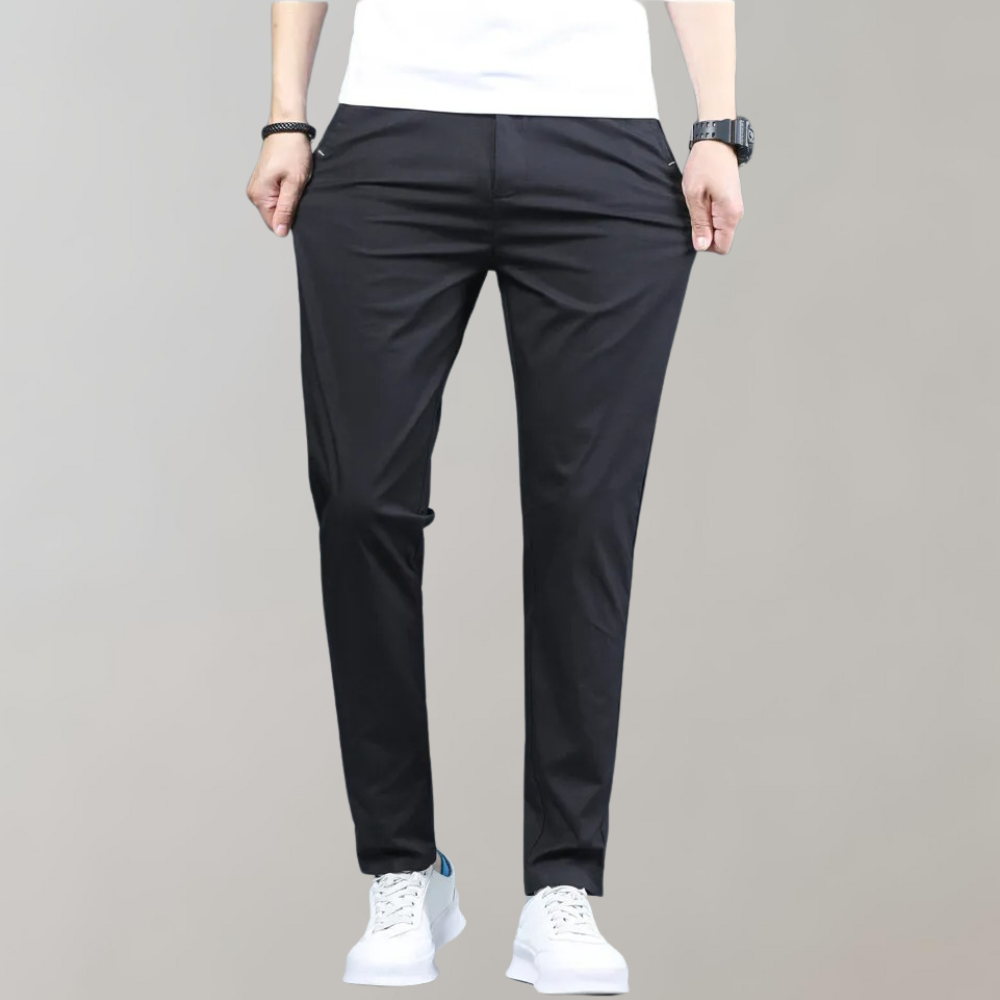 Villum - Chino trousers with elasticated waistband for maximum comfort and freedom of movement