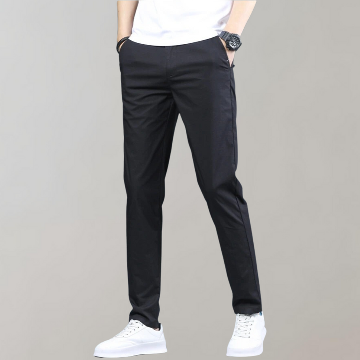 Villum - Chino trousers with elasticated waistband for maximum comfort and freedom of movement