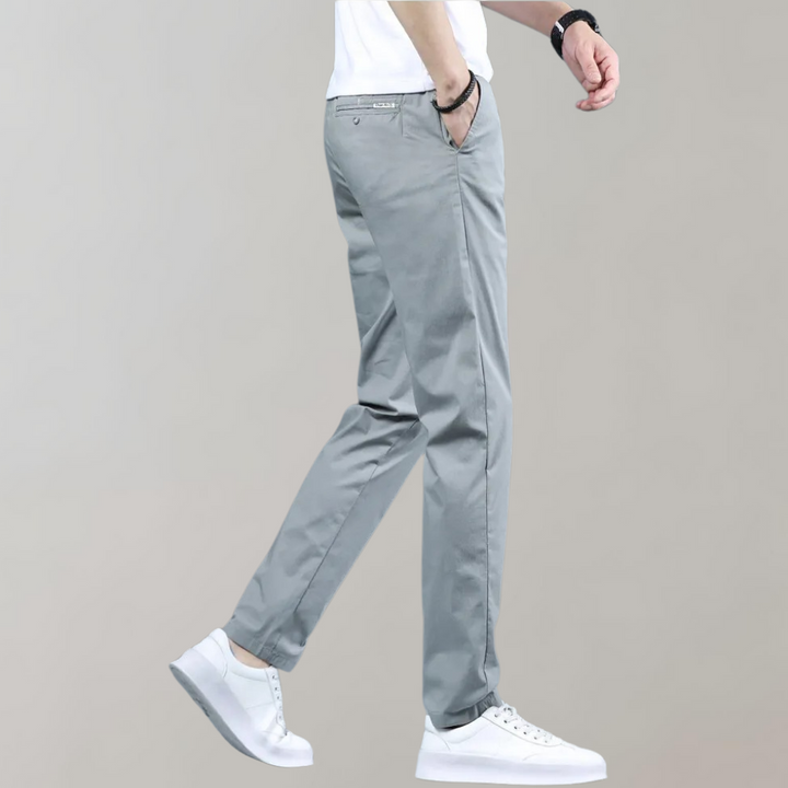 Villum - Chino trousers with elasticated waistband for maximum comfort and freedom of movement