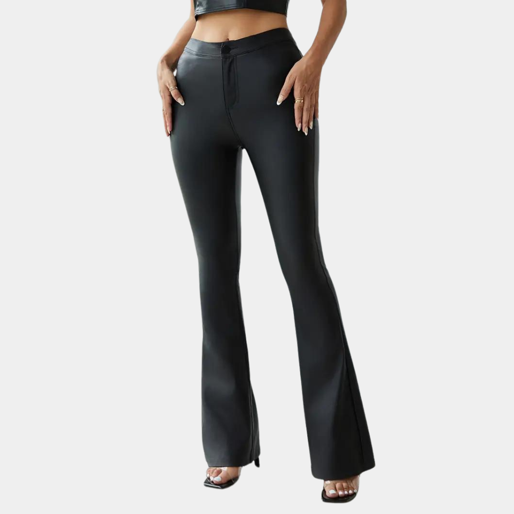 Rosalie - Elegant women's slim trousers with fashionable flared bottom