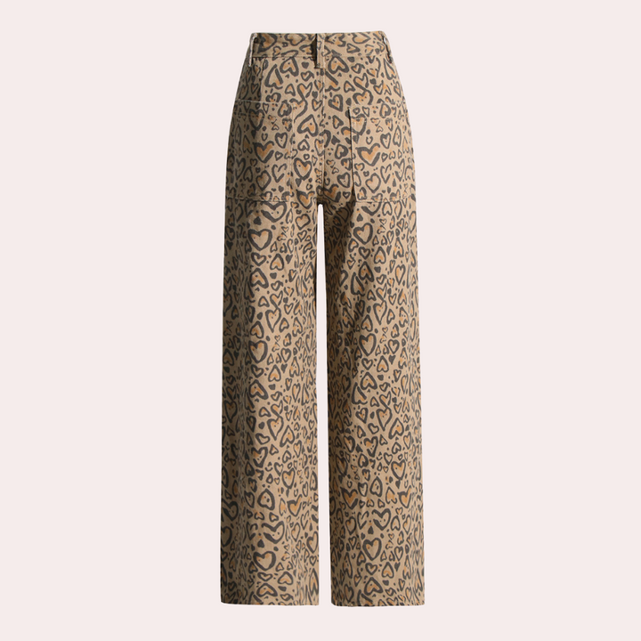 Jovana - Vintage inspired retro jeans with striking cut-outs
