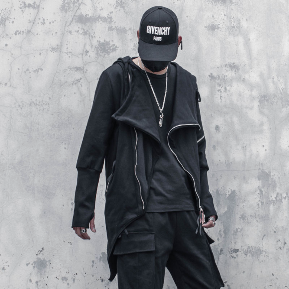 Balthasar - Stylish men's trench with modern asymmetric cut