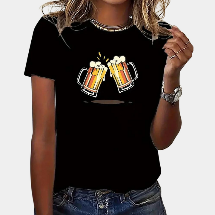 Carmela - A stylish and comfortable Oktoberfest blouse, perfect for any occasion!