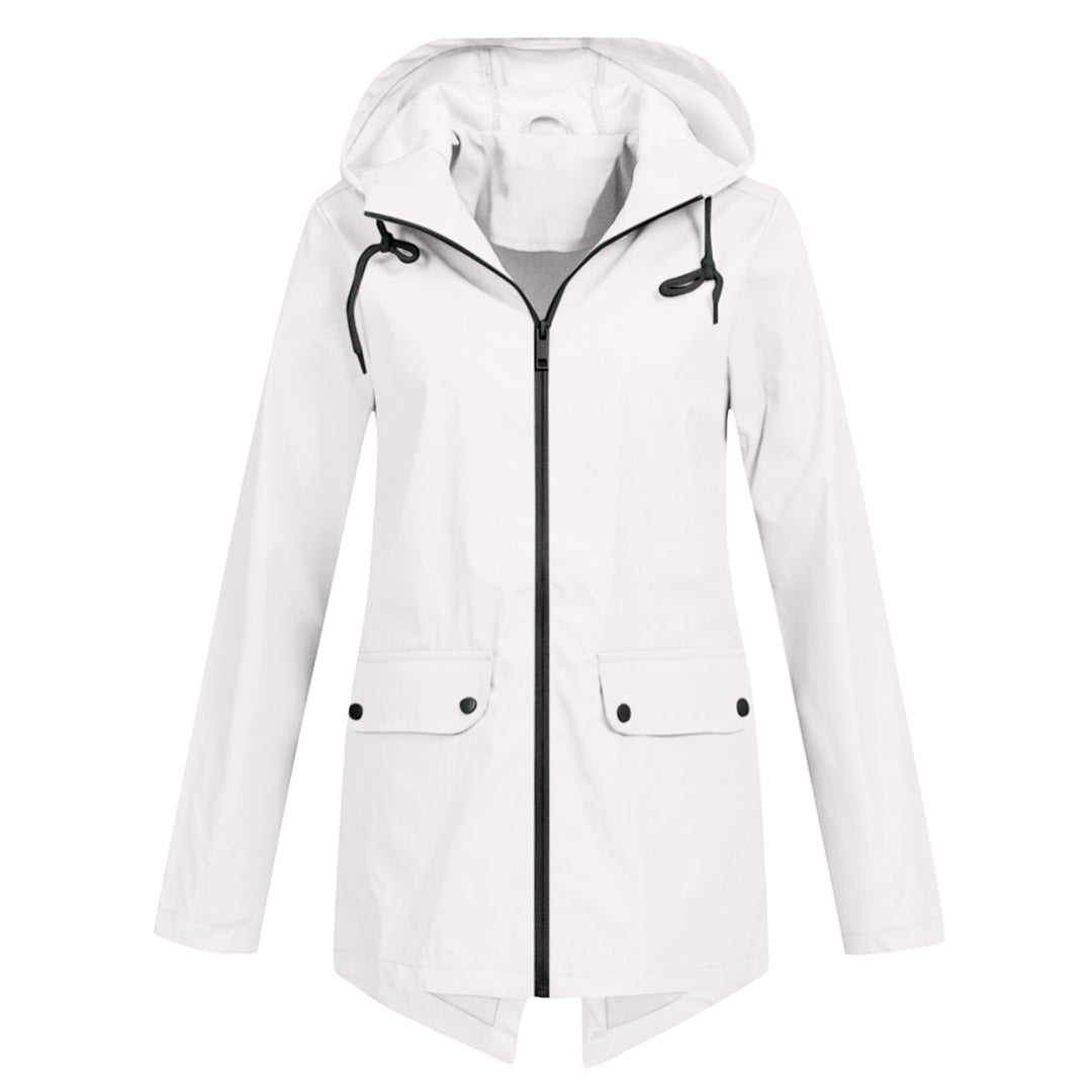 FRANCINE - an elegant hooded jacket for women that combines fashionable design with excellent protection from the rain