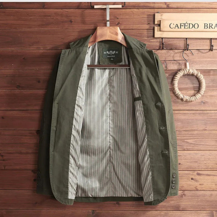 Elegant vintage-style jacket with jacquard pattern for the modern man - Harry