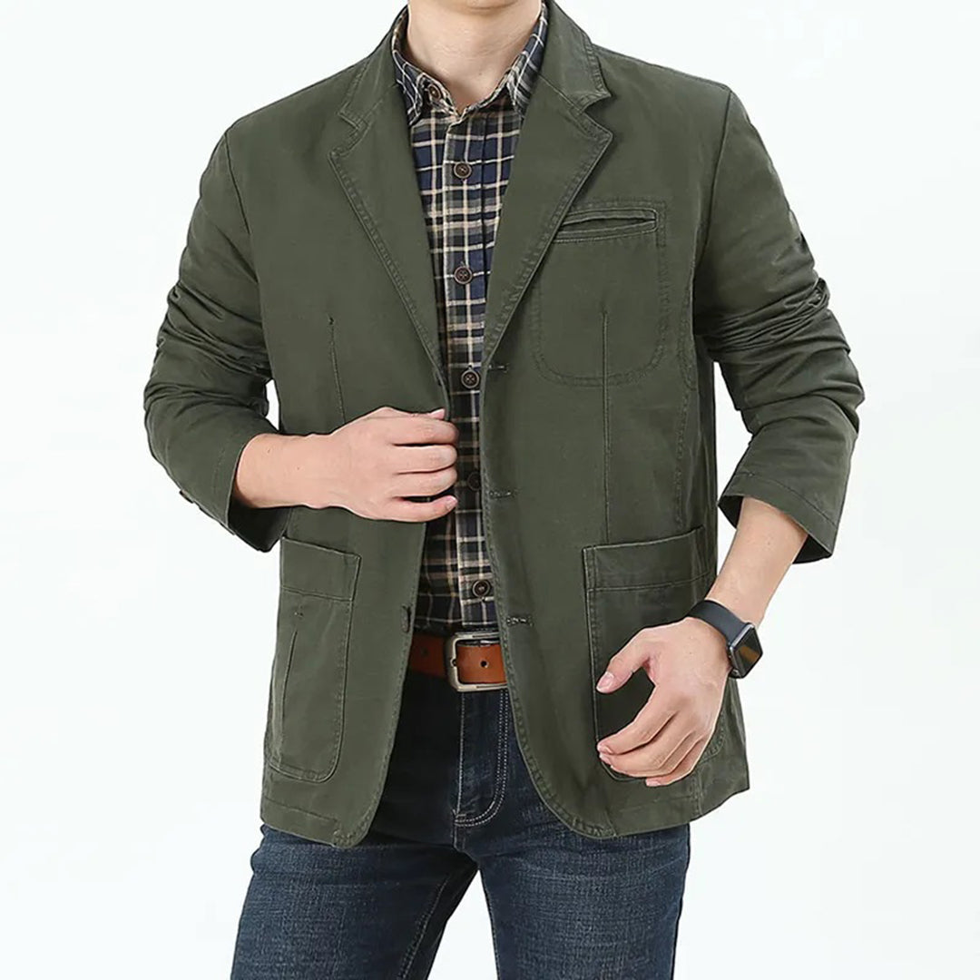 Elegant vintage-style jacket with jacquard pattern for the modern man - Harry
