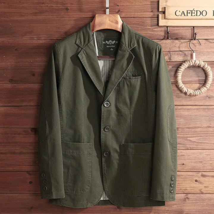 Elegant vintage-style jacket with jacquard pattern for the modern man - Harry