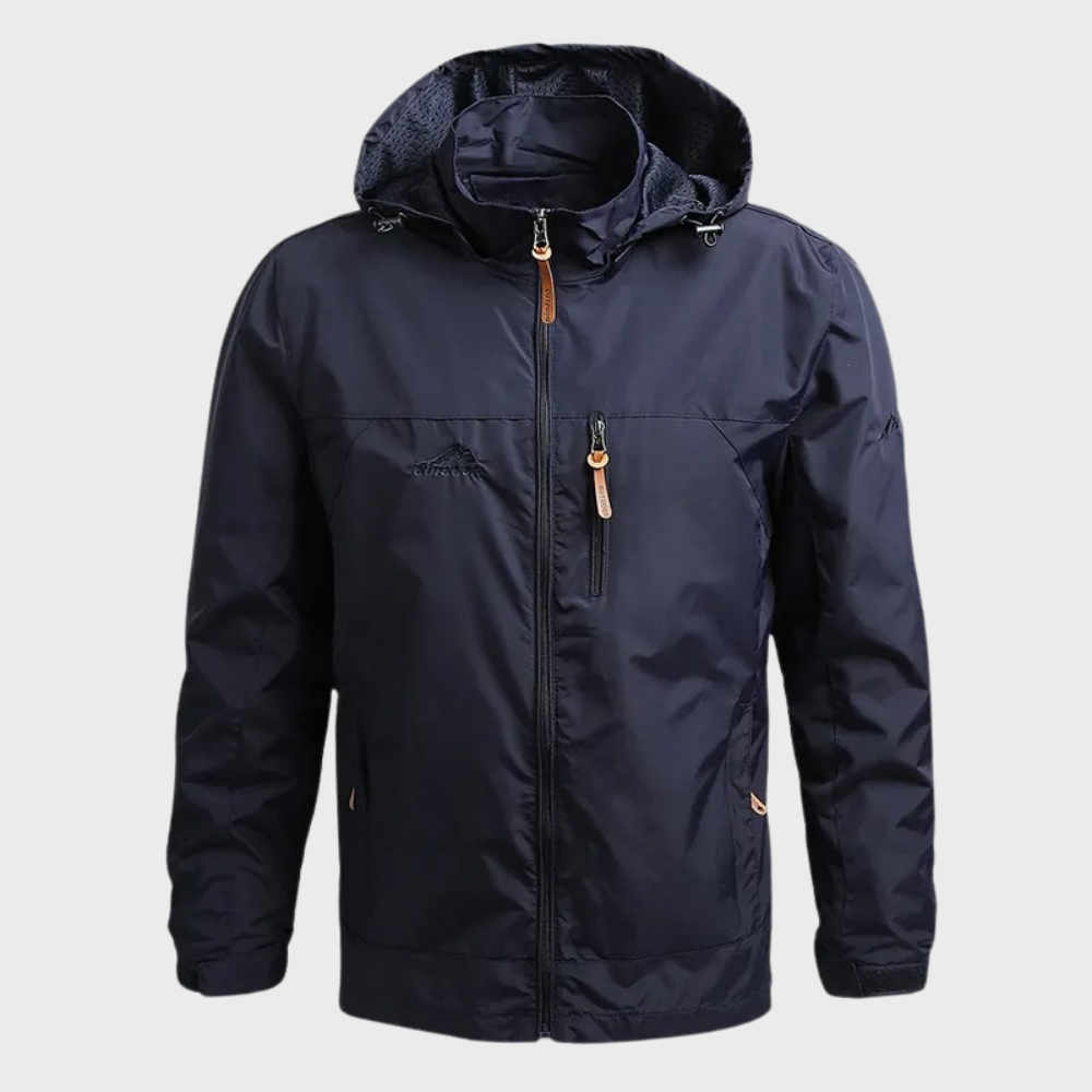 Henri - Elegant men's waterproof jacket, perfect for fashionable night adventures
