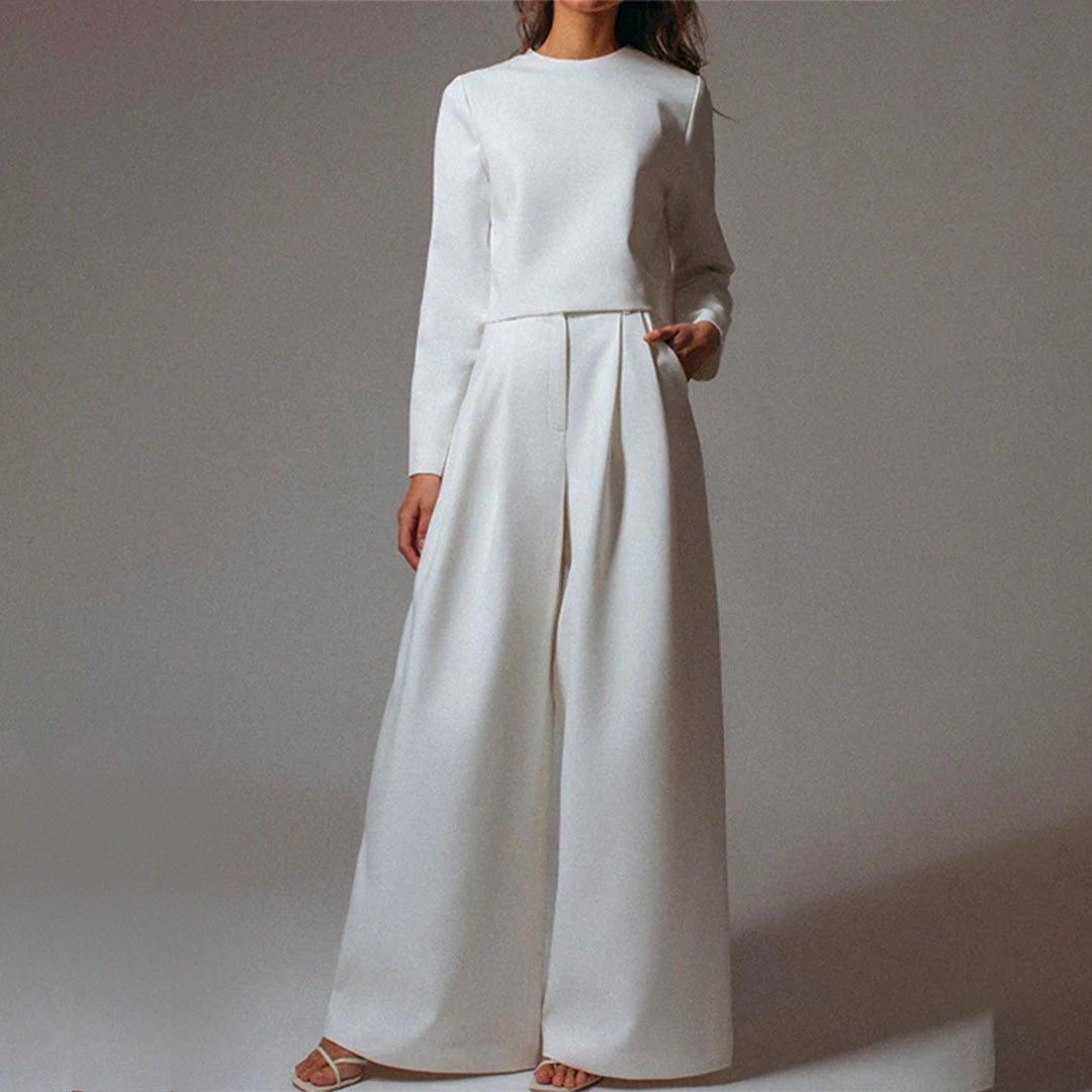 KAMIYAH - Stylish palazzo set with two legs, combining elegance and comfort for everyday wear